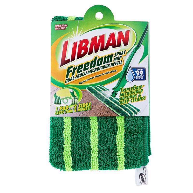 LIBMAN进口代理批发 Libman Freedom Flat 超细纤维拖把补充装 1 件装