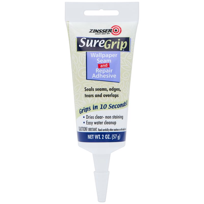 ZINSSER进口代理批发 Zinsser SureGrip 高强度透明壁纸胶 2 盎司