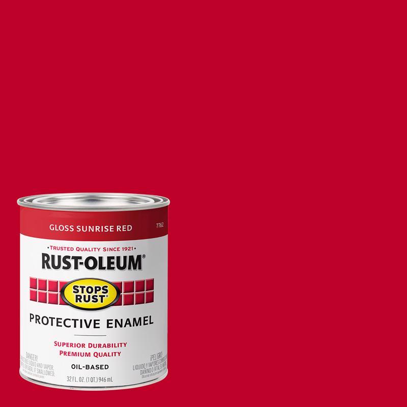 酷牌库|商品详情-RUST-OLEUM进口代理批发 Rust-Oleum 防锈室内外光泽日出红油基防护漆 1 夸脱