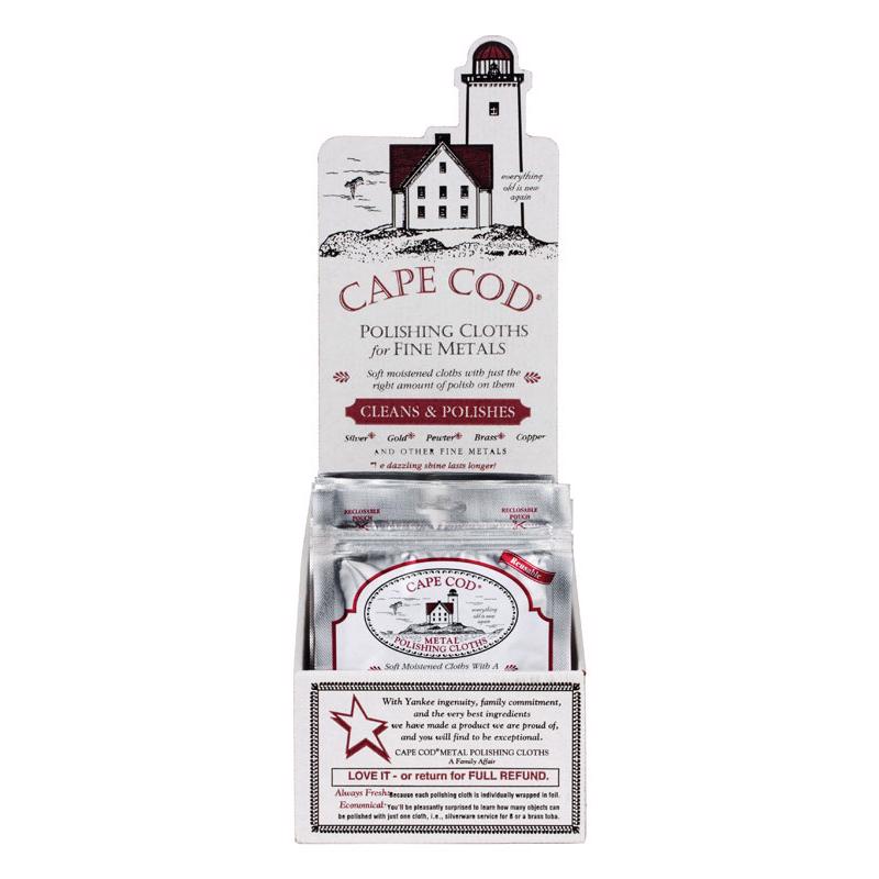 酷牌库|商品详情-CAPE COD进口代理批发 Cape Cod 香草味精细金属清洁剂和抛光剂 0.53 盎司布