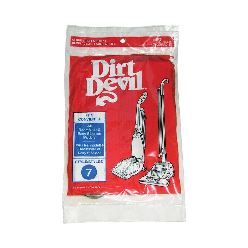 DIRT DEVIL进口代理批发 Dirt Devil 真空皮带 适用于皮带 2 件装