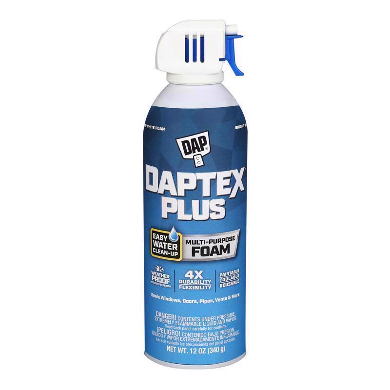 酷牌库|商品详情-DAP进口代理批发 DAP Daptex Plus 白色泡沫泡沫密封剂 12 盎司