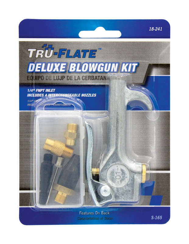 TRU-FLATE进口代理批发 Tru-Flate 钢制气吹枪安全杆 1/4 英寸 NPT