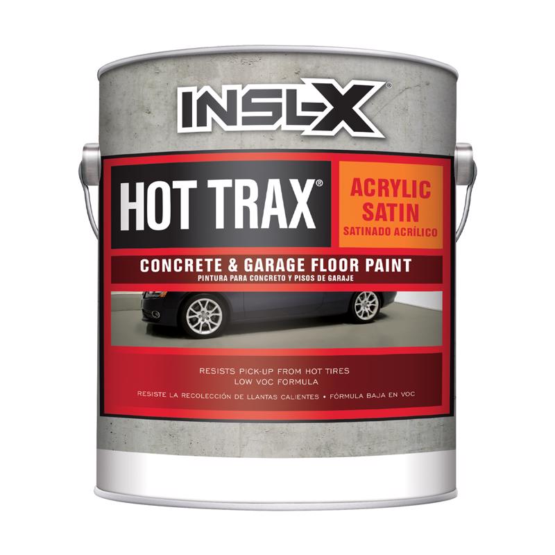 INSL-X进口代理批发 Insl-X Hot Trax Satin 银灰色水性丙烯酸混凝土和车库地板漆 1 加仑