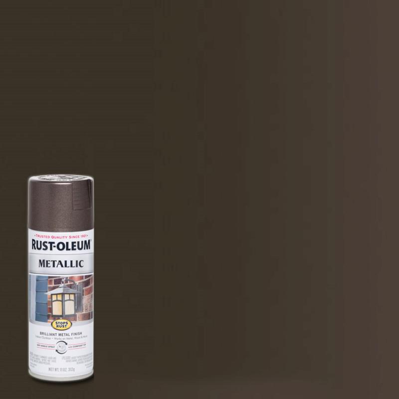 RUST-OLEUM进口代理批发 Rust-Oleum Stops Rust Metallic 深古铜色金属喷漆 11 盎司