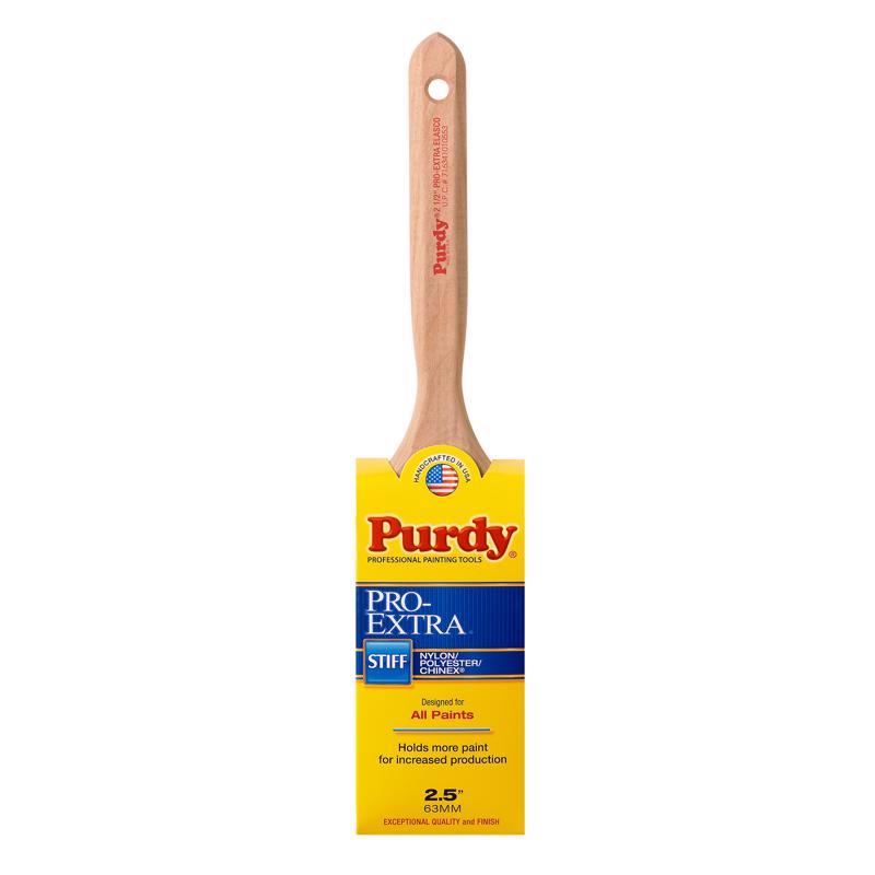 酷牌库|商品详情-PURDY进口代理批发 Purdy Pro-Extra Elasco 2-1/2 英寸硬平装饰油漆刷