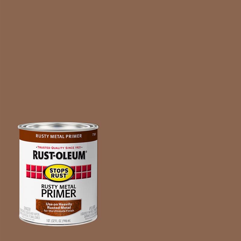 RUST-OLEUM进口代理批发 Rust-Oleum 防锈棕色油基醇酸底漆 1 夸脱