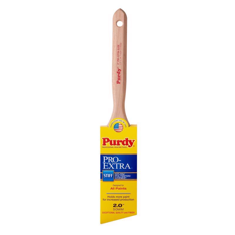 PURDY进口代理批发 Purdy Pro-Extra Glide 2 英寸硬角修剪油漆刷