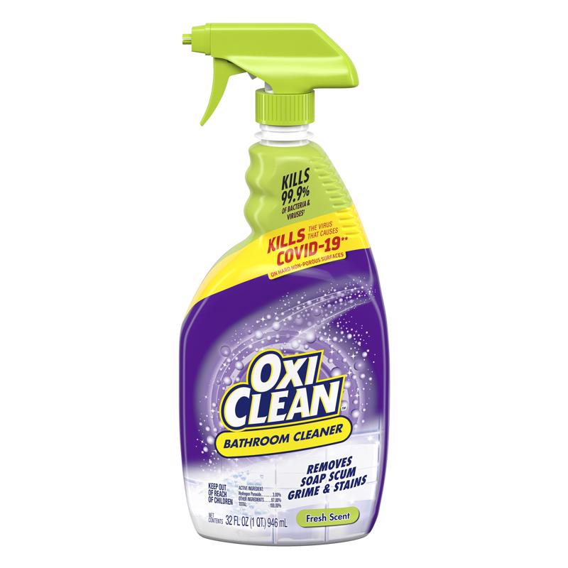 OXI CLEAN进口代理批发 Oxi Clean 柑橘香味淋浴浴缸和瓷砖清洁剂 32 盎司液体