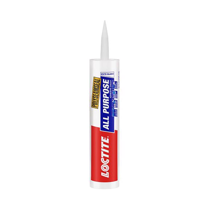 LOCTITE进口代理批发 Loctite Polyseamseal 白色丙烯酸乳胶通用粘合剂填缝剂 10 盎司