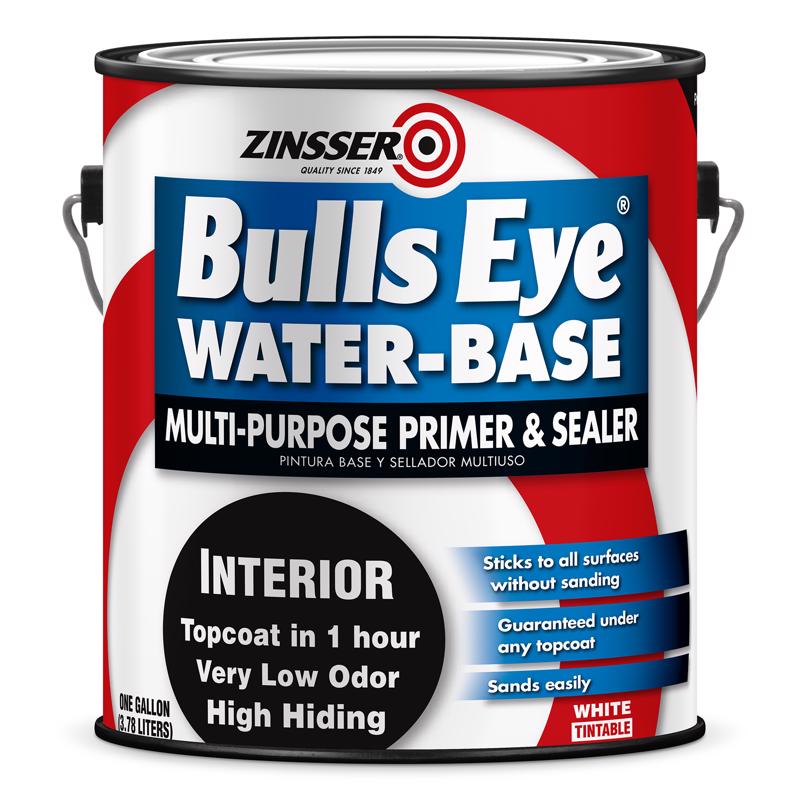 ZINSSER进口代理批发 Zinsser Bulls Eye 白色扁平底漆和密封剂 1 加仑