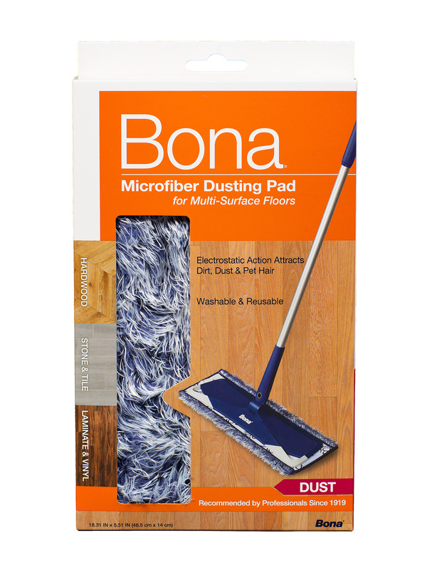 BONA进口代理批发 Bona Microplus 17 英寸扁平超细纤维除尘垫 1 个/包