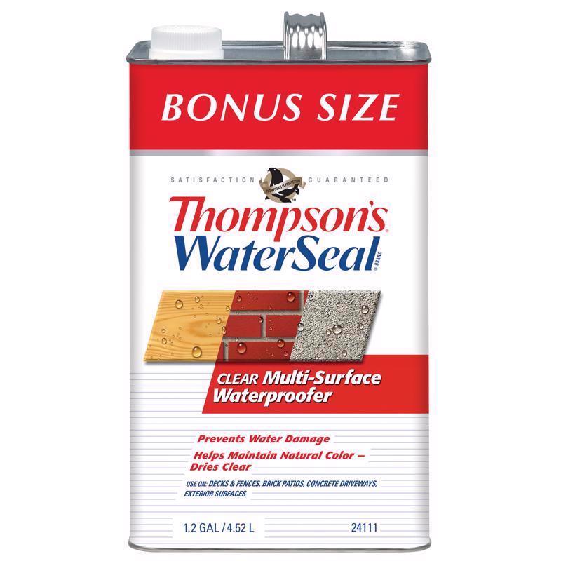 THOMPSON'S WATERSEAL进口代理批发 Thompson's WaterSeal 平面透明多表面防水剂 1.2 加仑