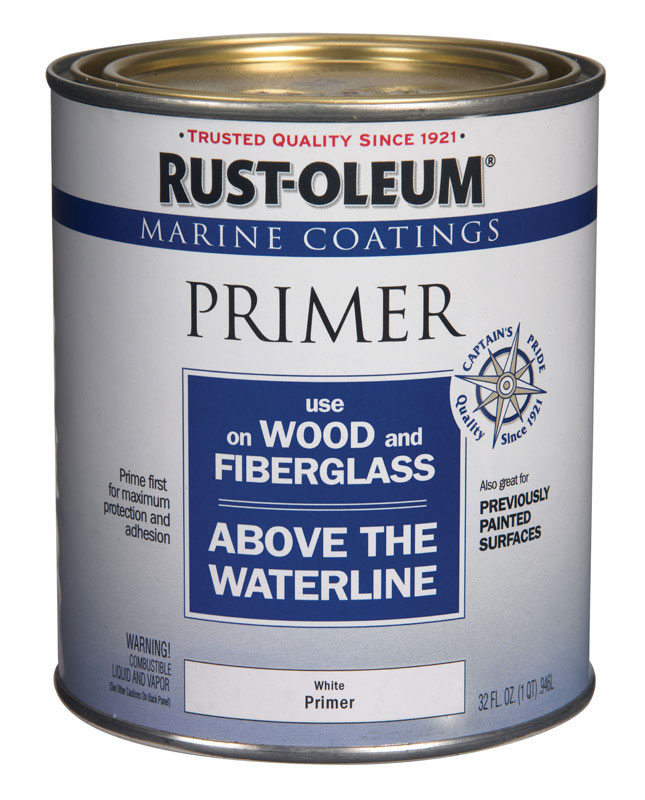 RUST-OLEUM进口代理批发 Rust-Oleum 船舶涂料木材和玻璃纤维白色底漆 1 夸脱