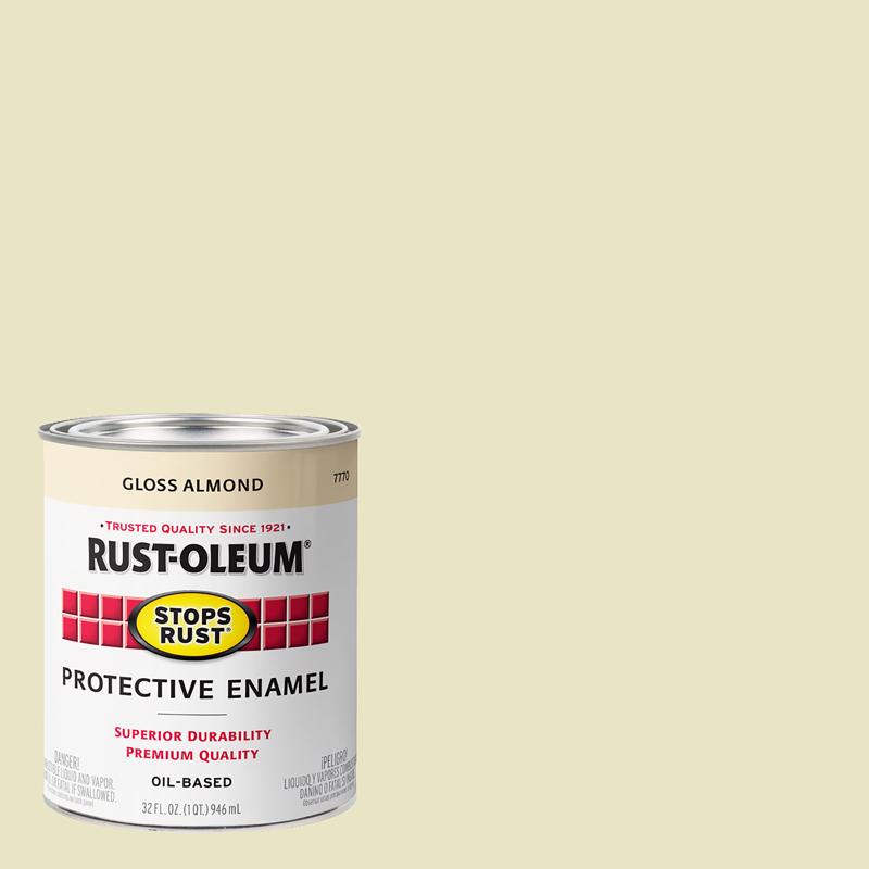 RUST-OLEUM进口代理批发 Rust-Oleum 防锈室内外光泽杏仁油防护漆 1 夸脱