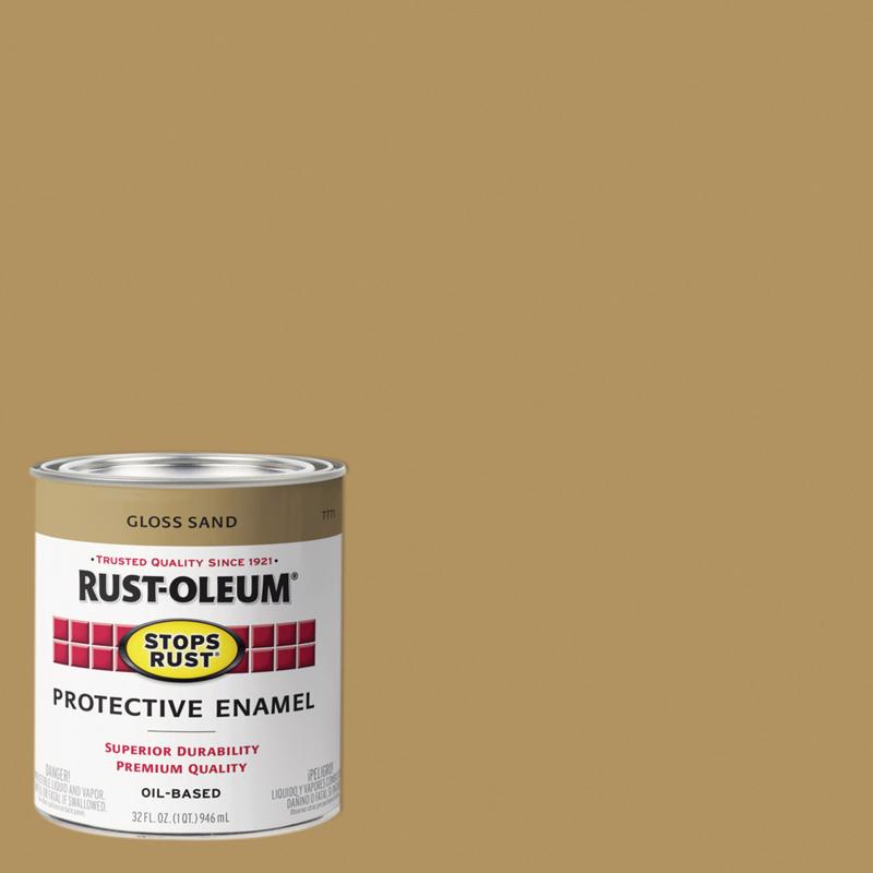 RUST-OLEUM进口代理批发 Rust-Oleum 防锈室内外光泽砂油基防护漆 1 夸脱