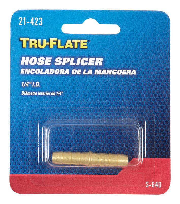 TRU-FLATE进口代理批发 Tru-Flate 黄铜软管接头 1/4 英寸 1 件