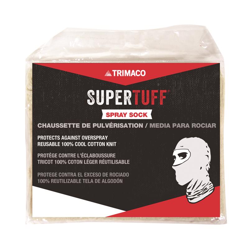 SUPERTUFF进口代理批发 SuperTuff 棉质喷雾袜套白色 一种尺寸适合大多数人 1 包