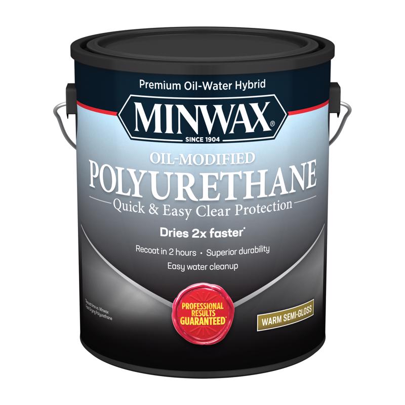 MINWAX进口代理批发 Minwax 油改性半光透明水性聚氨酯 1 加仑