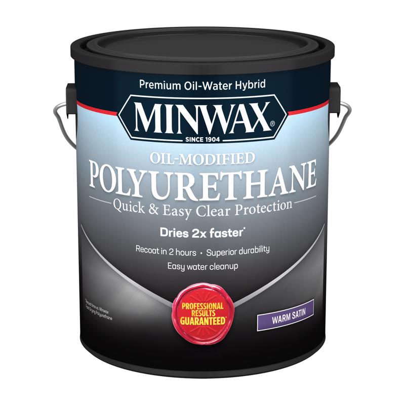 MINWAX进口代理批发 Minwax 油改性丝光透明水性聚氨酯 1 加仑