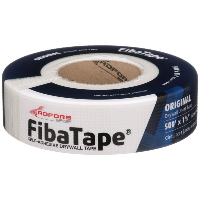 ADFORS进口代理批发 ADFORS FibaTape 500 英尺 LX 1-7/8 英寸宽玻璃纤维网白色自粘干墙接缝胶带