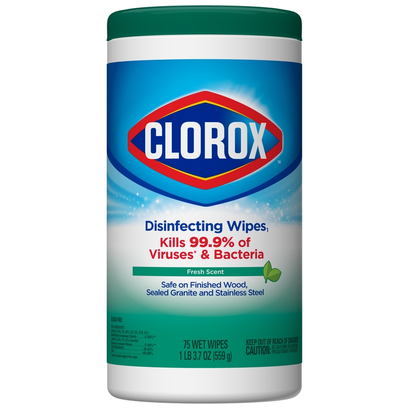 酷牌库|商品详情-CLOROX进口代理批发 Clorox 清新香味消毒湿巾 75 包