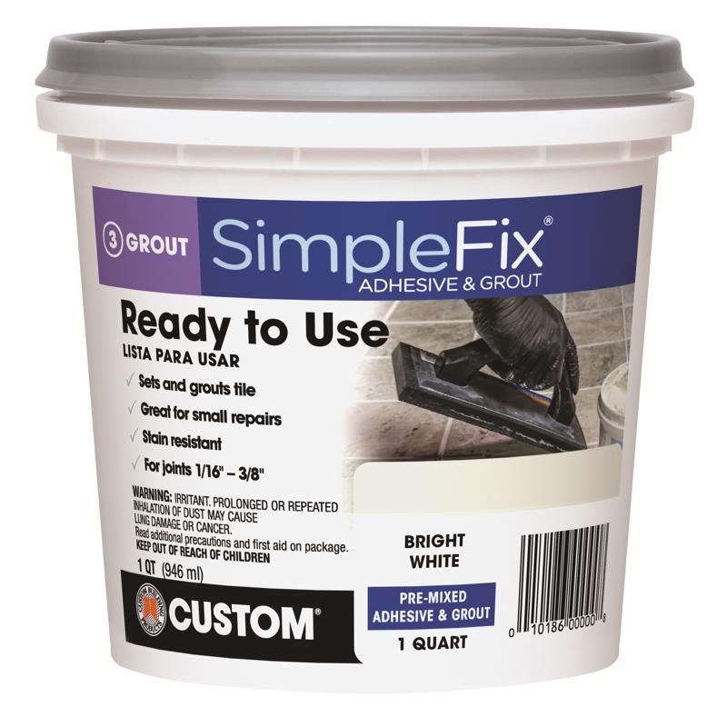 酷牌库|商品详情-SIMPLEFIX进口代理批发 定制建筑产品 SimpleFix 室内白色灌浆 1 夸脱