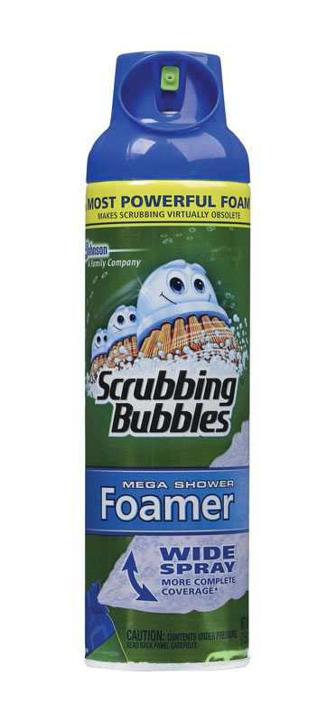 SCRUBBING BUBBLES进口代理批发 Scrubbing Bubbles 巨型淋浴起泡剂无味浴室清洁剂 20 盎司泡沫