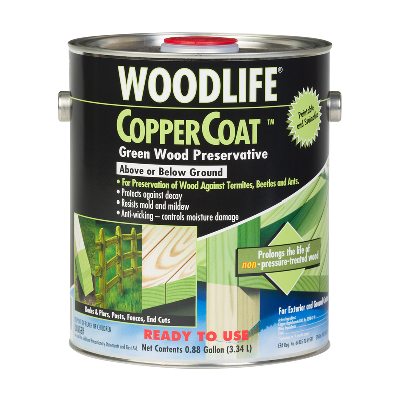 WOODLIFE进口代理批发 Woodlife Coppercoat 绿色水性木材防腐剂 0.88 加仑