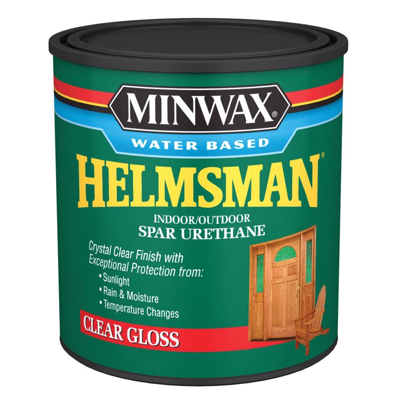 MINWAX进口代理批发 Minwax Helmsman 光泽透明水基晶石聚氨酯 1 夸脱