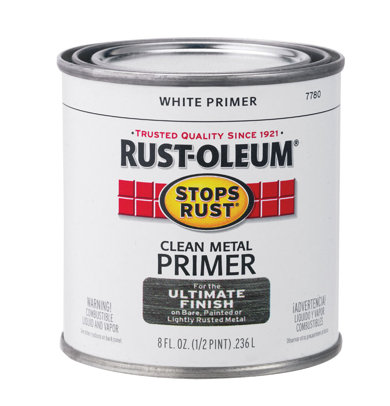 RUST-OLEUM进口代理批发 Rust-Oleum Stops Rust 白色平油基醇酸底漆 0.5 磅