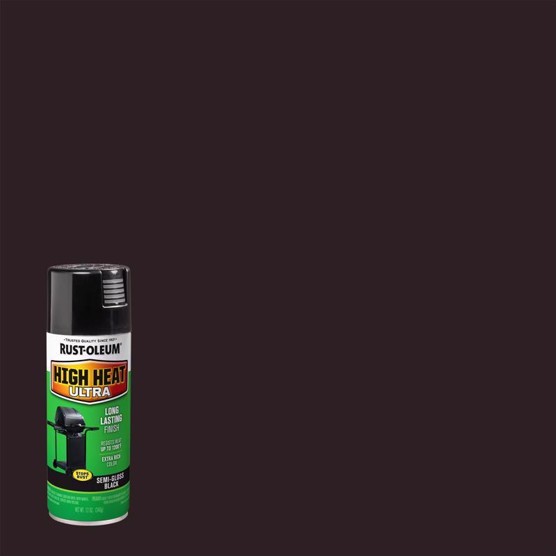 RUST-OLEUM进口代理批发 Rust-Oleum 特种半光黑色超高温热喷雾 12 盎司