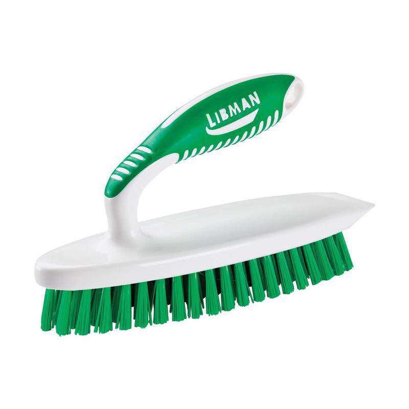 LIBMAN进口代理批发 Libman 2.5 英寸宽硬毛 4.5 英寸塑料/橡胶柄磨砂刷