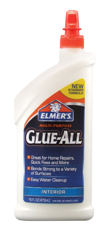 ELMER'S进口代理批发 Elmer's Glue-All 高强度聚醋酸乙烯酯均聚物透明通用粘合剂 16 盎司