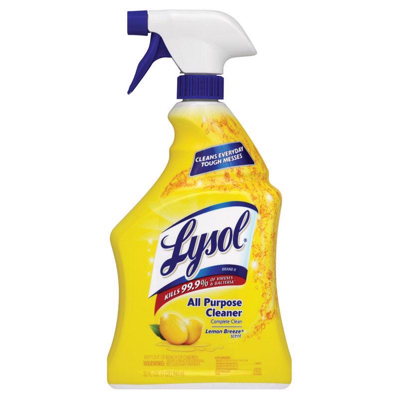 LYSOL进口代理批发 Lysol 柠檬香味多用途清洁液 32 盎司