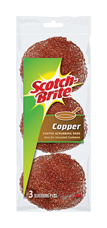 SCOTCH-BRITE进口代理批发 Scotch-Brite 重型锅碗垫擦洗垫 3 件装