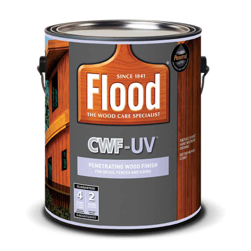 FLOOD进口代理批发 Flood CWF-UV 哑光红木水性木器漆 1 加仑