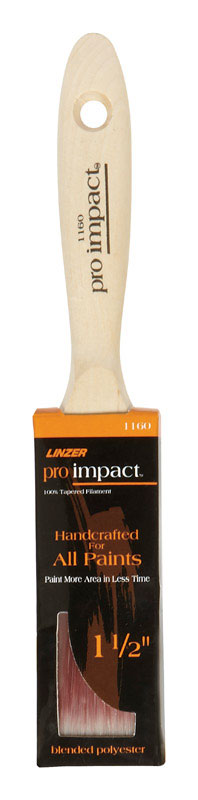 LINZER进口代理批发 Linzer Pro Impact 1-1/2 英寸扁平油漆刷