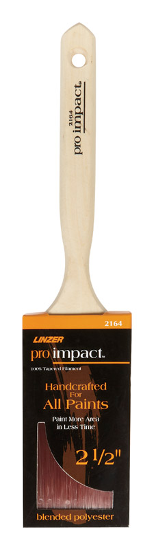 LINZER进口代理批发 Linzer Pro Impact 2-1/2 英寸扁平油漆刷