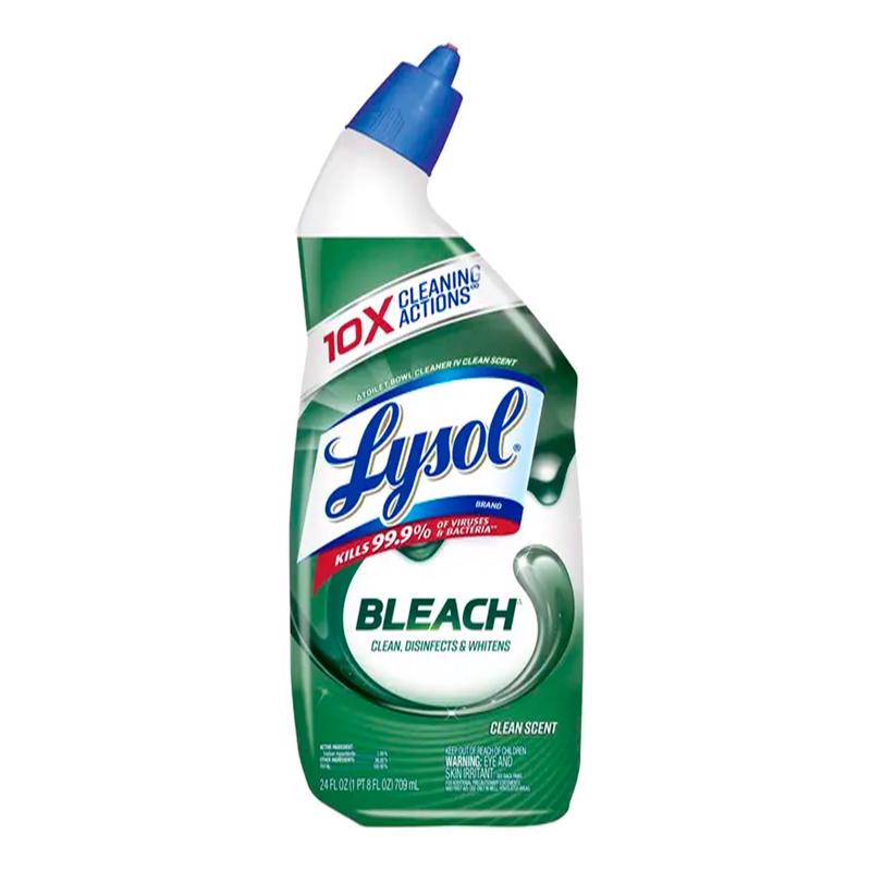 LYSOL进口代理批发 Lysol Clean 香味马桶清洁剂 24 盎司液体