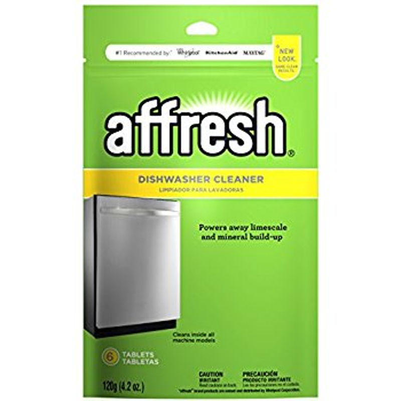 AFFRESH进口代理批发 Affresh 柠檬香味片剂洗碗机清洁剂和清新剂 4.2 盎司 6 包