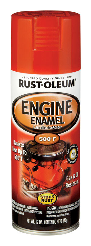 RUST-OLEUM进口代理批发 Rust-Oleum 停止生锈光滑雪佛兰橙色发动机搪瓷喷雾 12 盎司