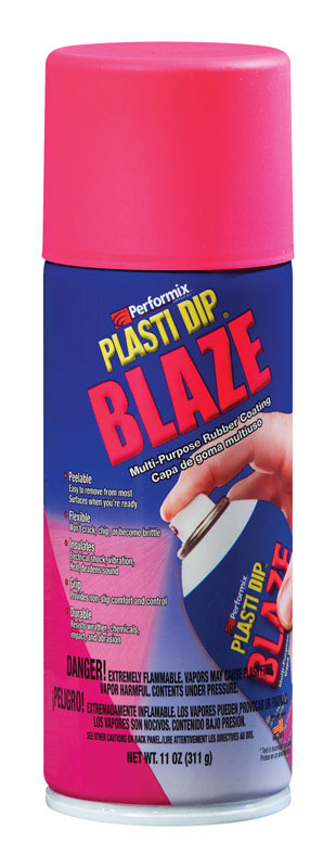 PLASTI DIP进口代理批发 Plasti Dip 平光/哑光 Blaze 粉色多用途橡胶涂层 11 盎司