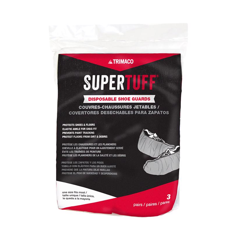 SUPERTUFF进口代理批发 SuperTuff 聚丙烯鞋套蓝色 一种尺寸适合大多数人 3 件装