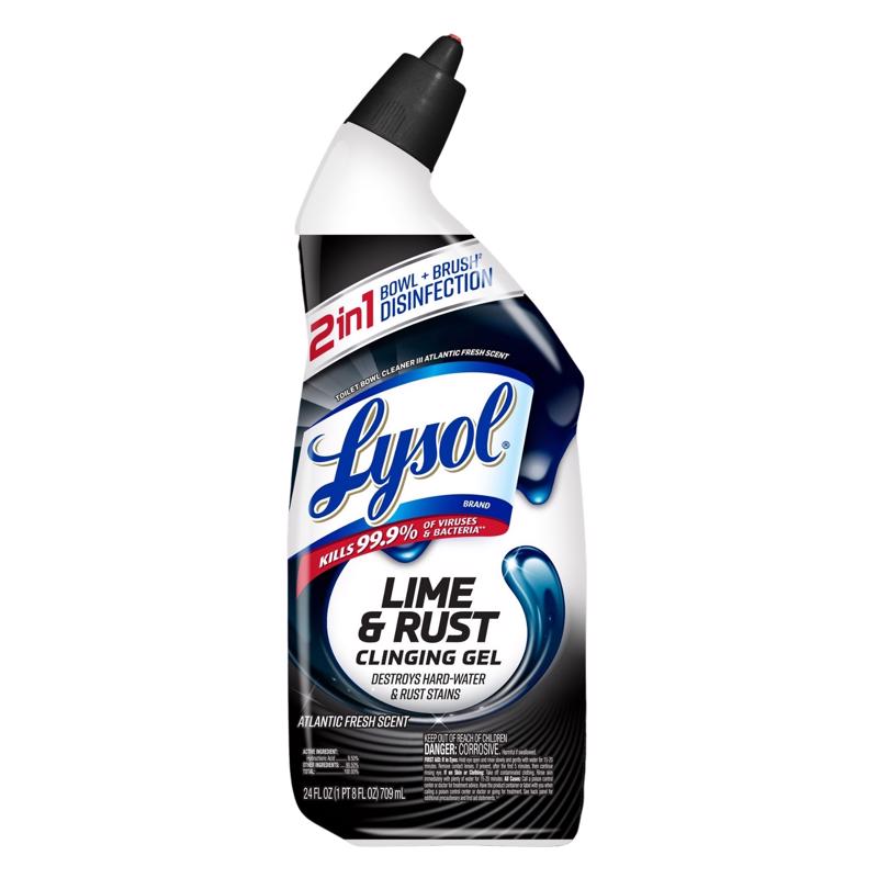 LYSOL进口代理批发 Lysol 清新香味马桶清洁剂 24 盎司液体