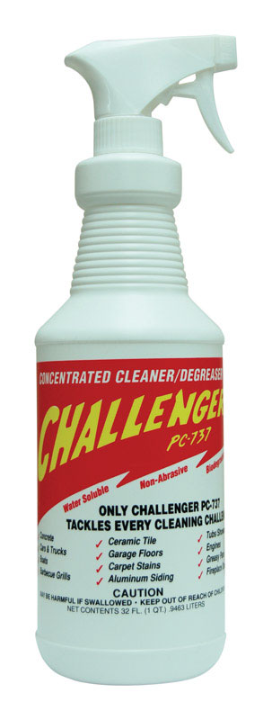 CHALLENGER进口代理批发 Challenger 温和香味清洁剂和除油剂 32 盎司液体