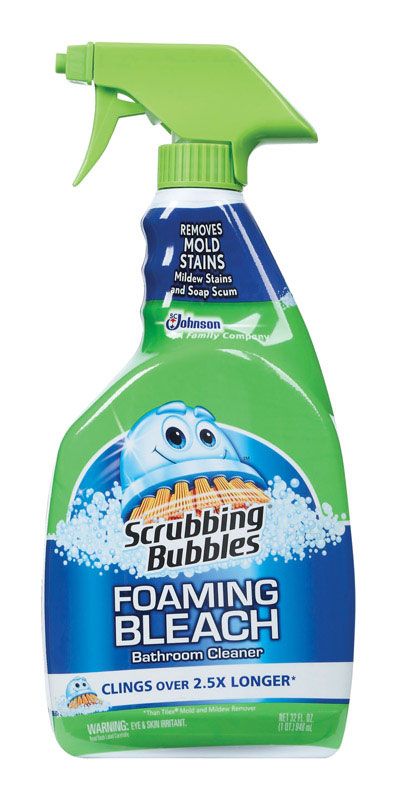 SCRUBBING BUBBLES进口代理批发 Scrubbing Bubbles 无味浴室清洁剂 32 盎司泡沫