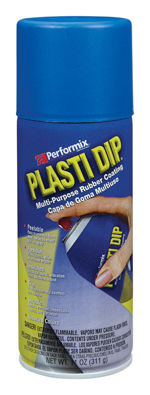 PLASTI DIP进口代理批发 Plasti Dip 平面/哑光 Flex 蓝色多用途橡胶涂层 11 盎司