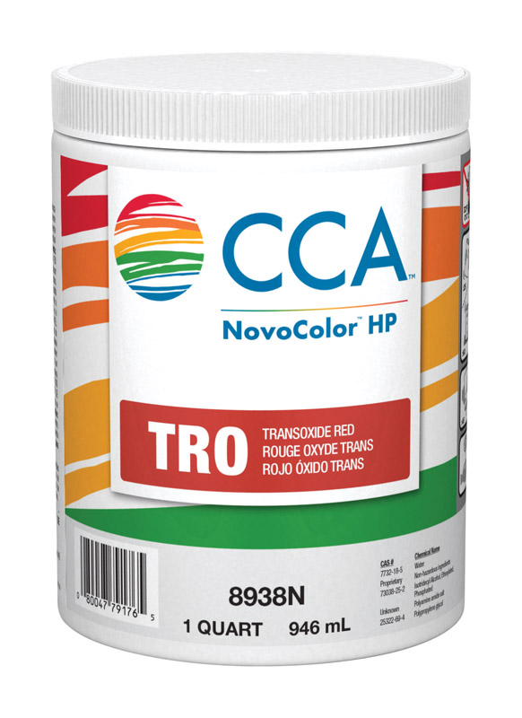 酷牌库|商品详情-NOVOCOLOR HP进口代理批发 NovoColor HP CCA TR Trans Oxide 红色油漆着色剂 1 夸脱