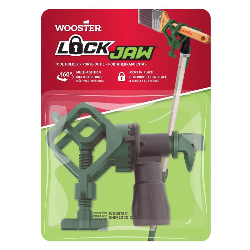 WOOSTER进口代理批发 Wooster Lock Jaw 1-3/8 英寸 D 塑料工具支架绿色